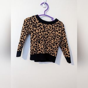 ✨3/$15 2T Old Navy Leopard Print Sweater